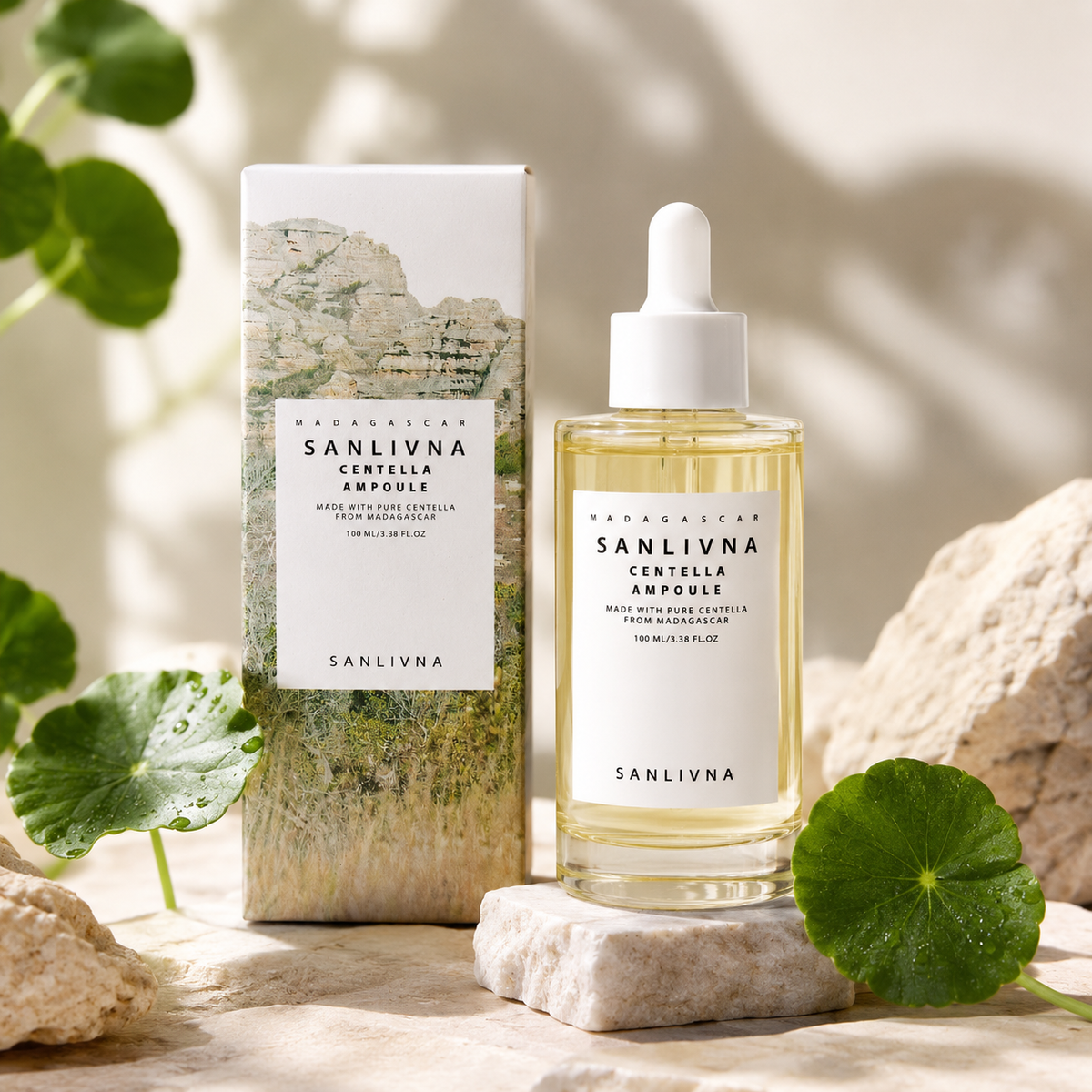 SANLIVNA Centella Ampoule – Suero Facial